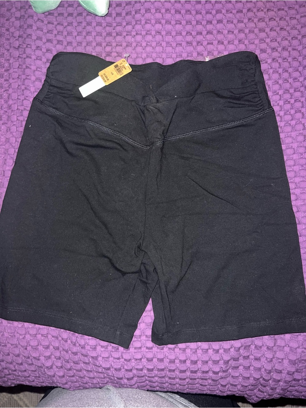 **SOLD** PINK Victoria's Secret Black Bike Shorts